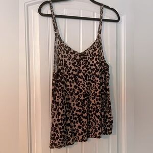 Torrid leopard print super soft swing cami. Never worn. New with no tags
